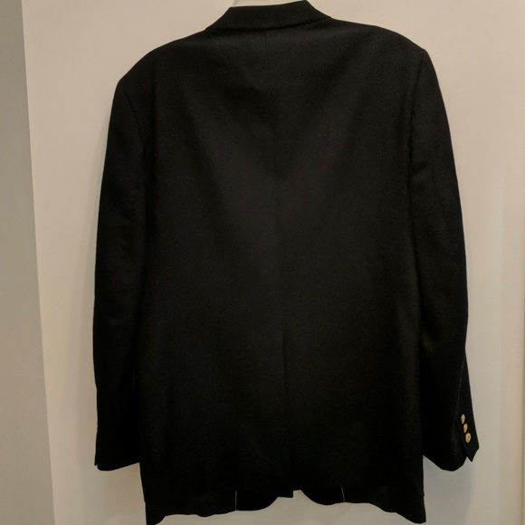 5/$30 Savile Row Black Blazer Sport Coat 43R - Picture 6 of 6